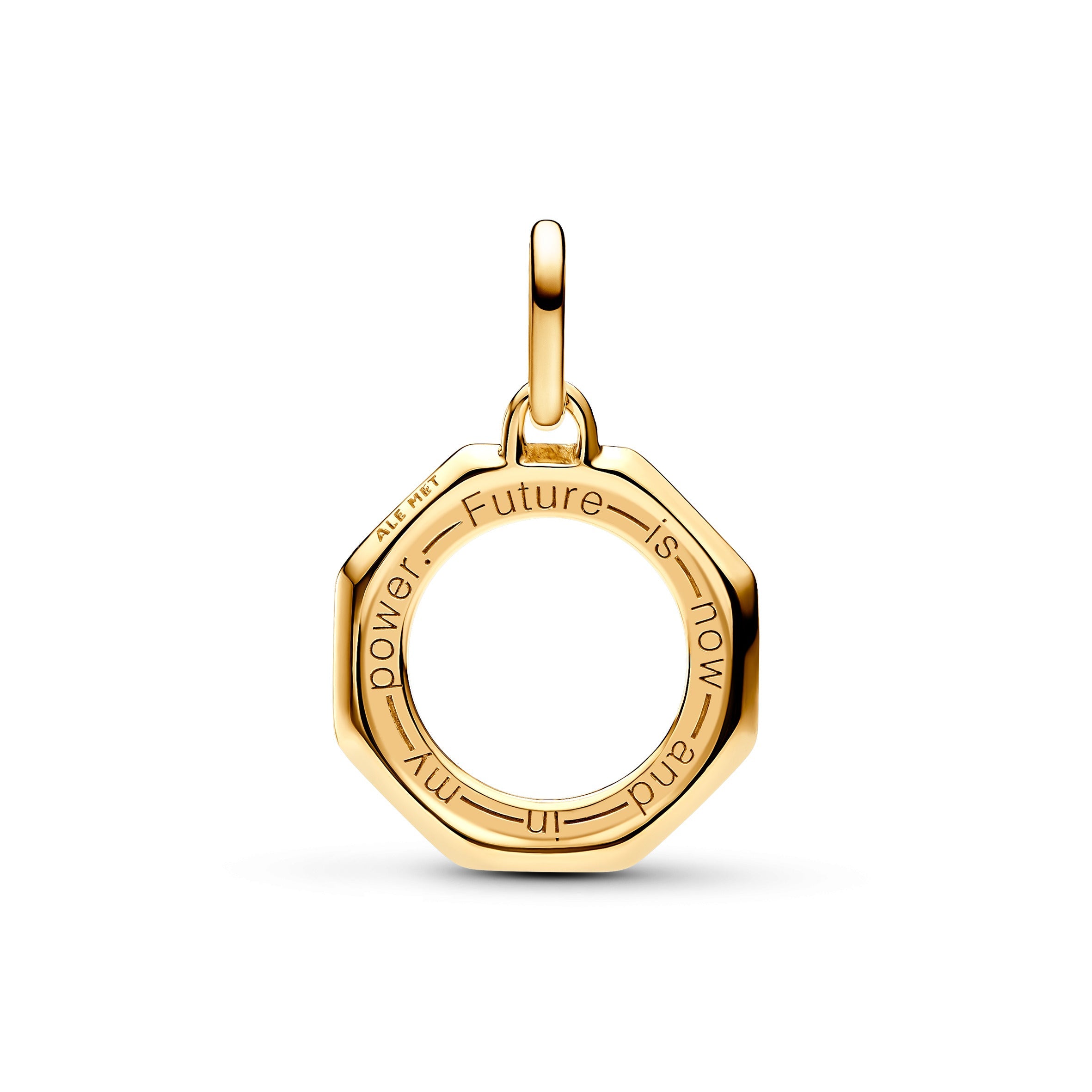 PANDORA ME Rainbow Medallion Charm 14K Gold Plated Unique Metal Blend Colours Charms Bracelet Charm Jewelry Gift