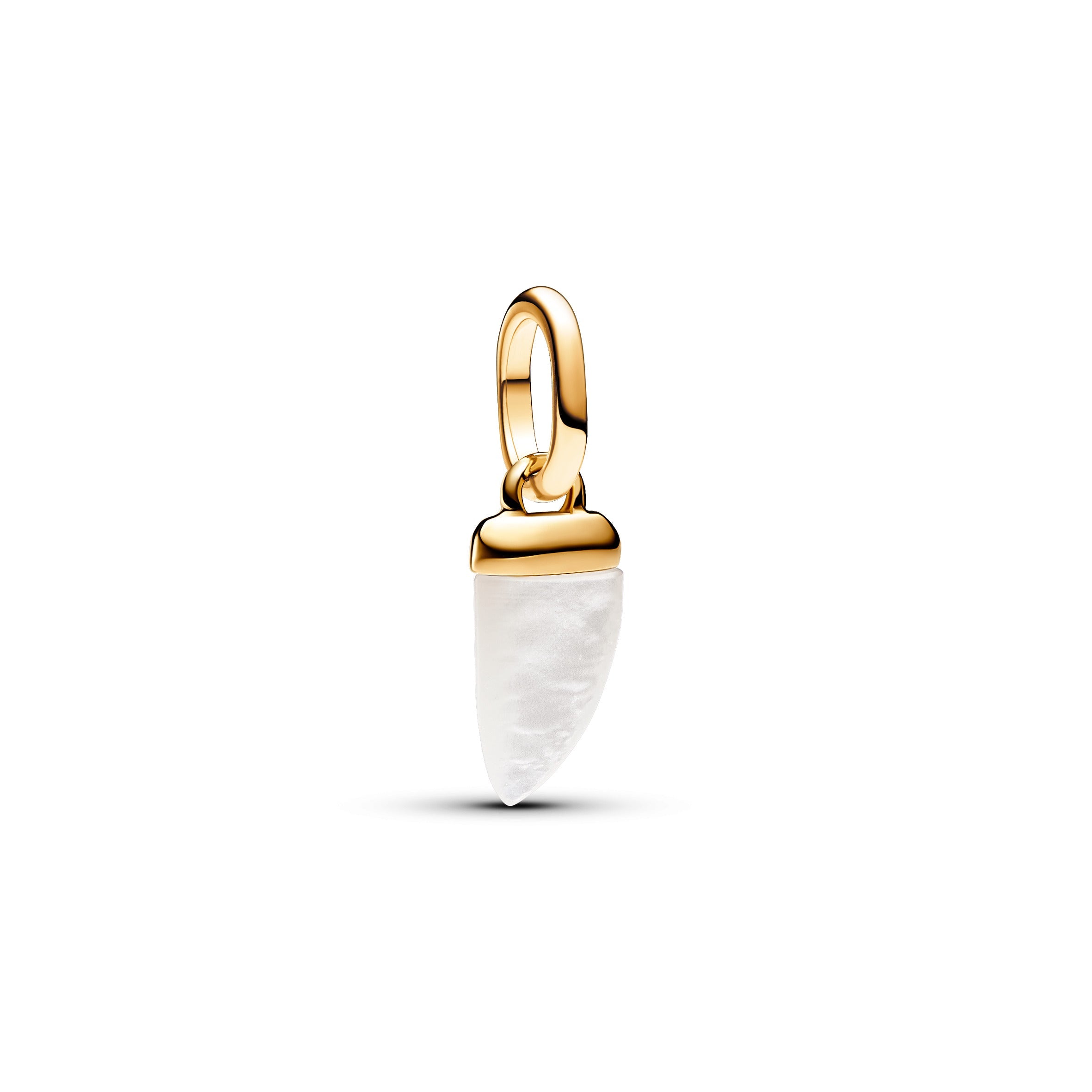 PANDORA ME Shark Tooth Mini Dangle Charm 14K Gold Plated Unique Metal Blend Symbols Charms Bracelet Charm Jewelry Gift