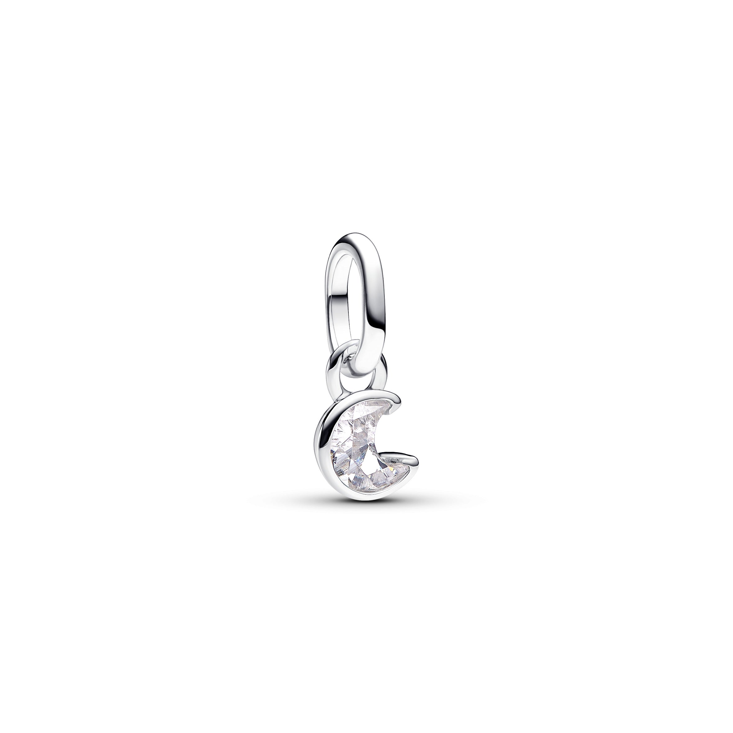 PANDORA ME Sparkling Moon Mini Dangle Charm Cubic Zirconia Clear Charms Bracelet Charm Jewelry Gift