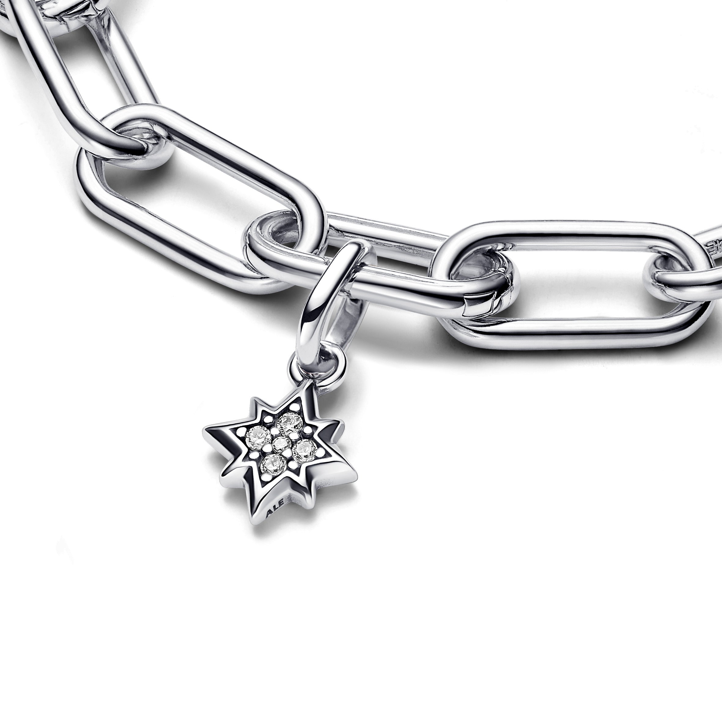 PANDORA ME Star Mini Dangle Charm Cubic Zirconia Clear Charms Bracelet Charm Jewelry Gift