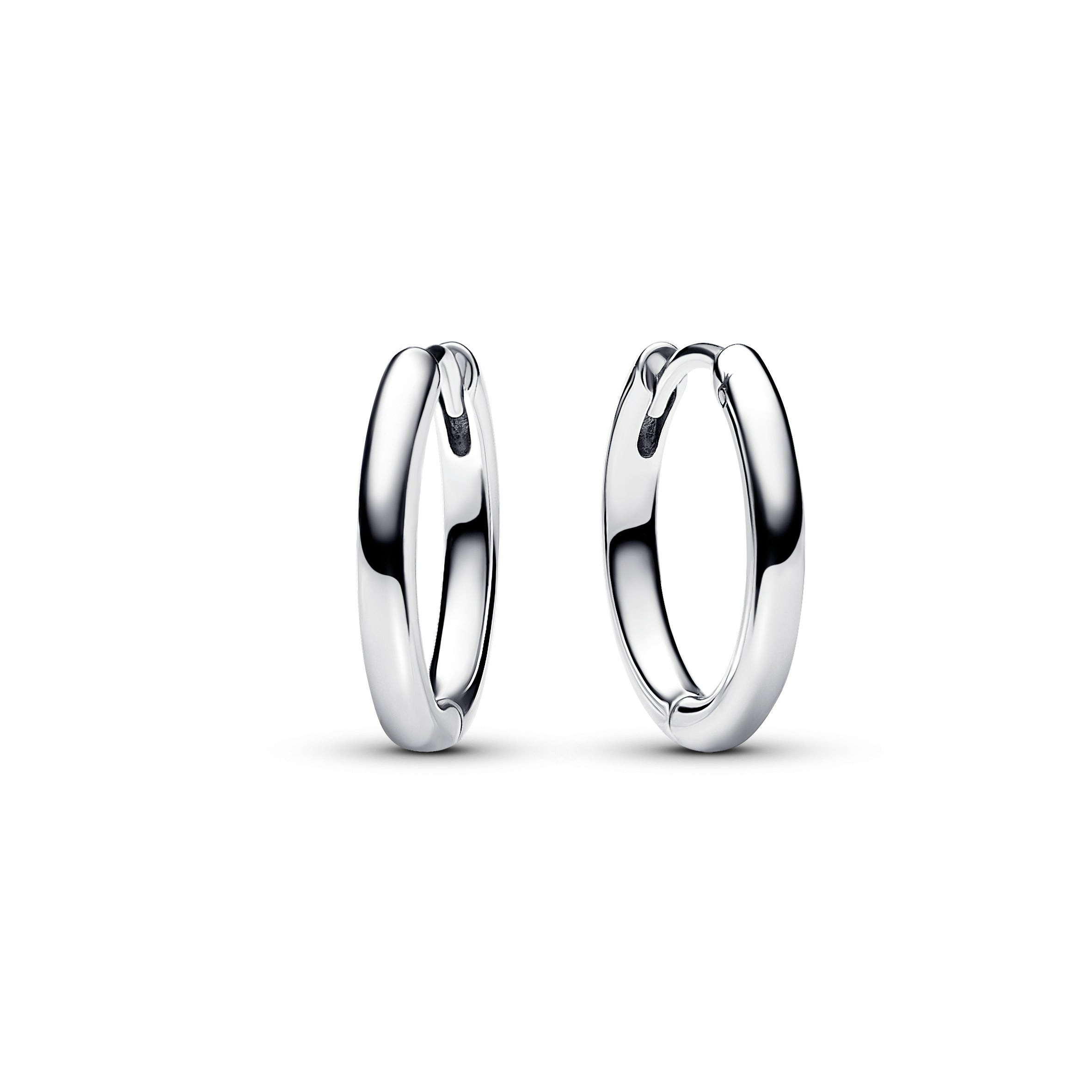 PANDORA Moments 18 Mm Charm Hoop Earrings Sterling Silver Bracelet Charm Jewelry Gift