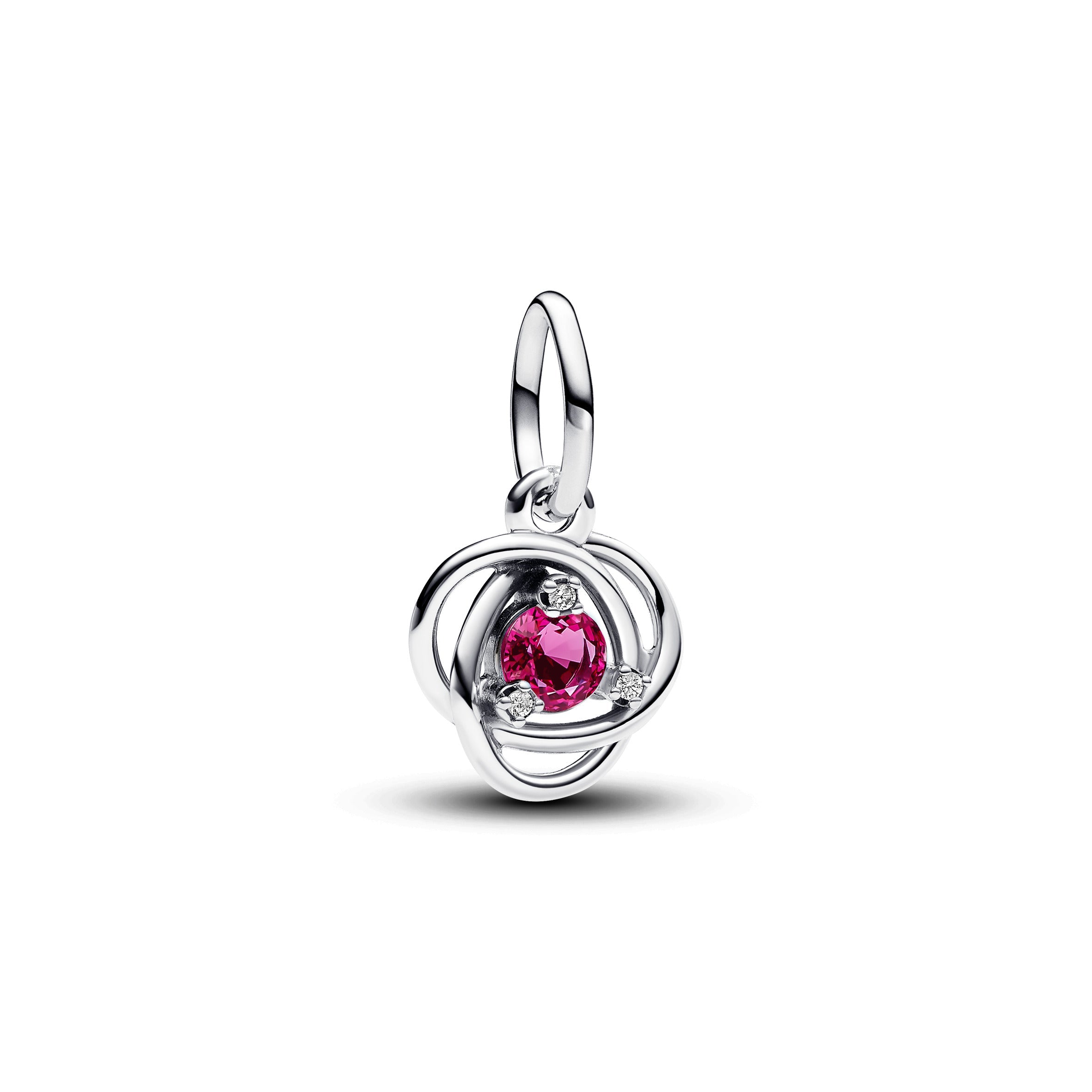 PANDORA Pink Eternity Circle Dangle Charm Crystals Birthdays Charms Bracelet Charm Jewelry Gift