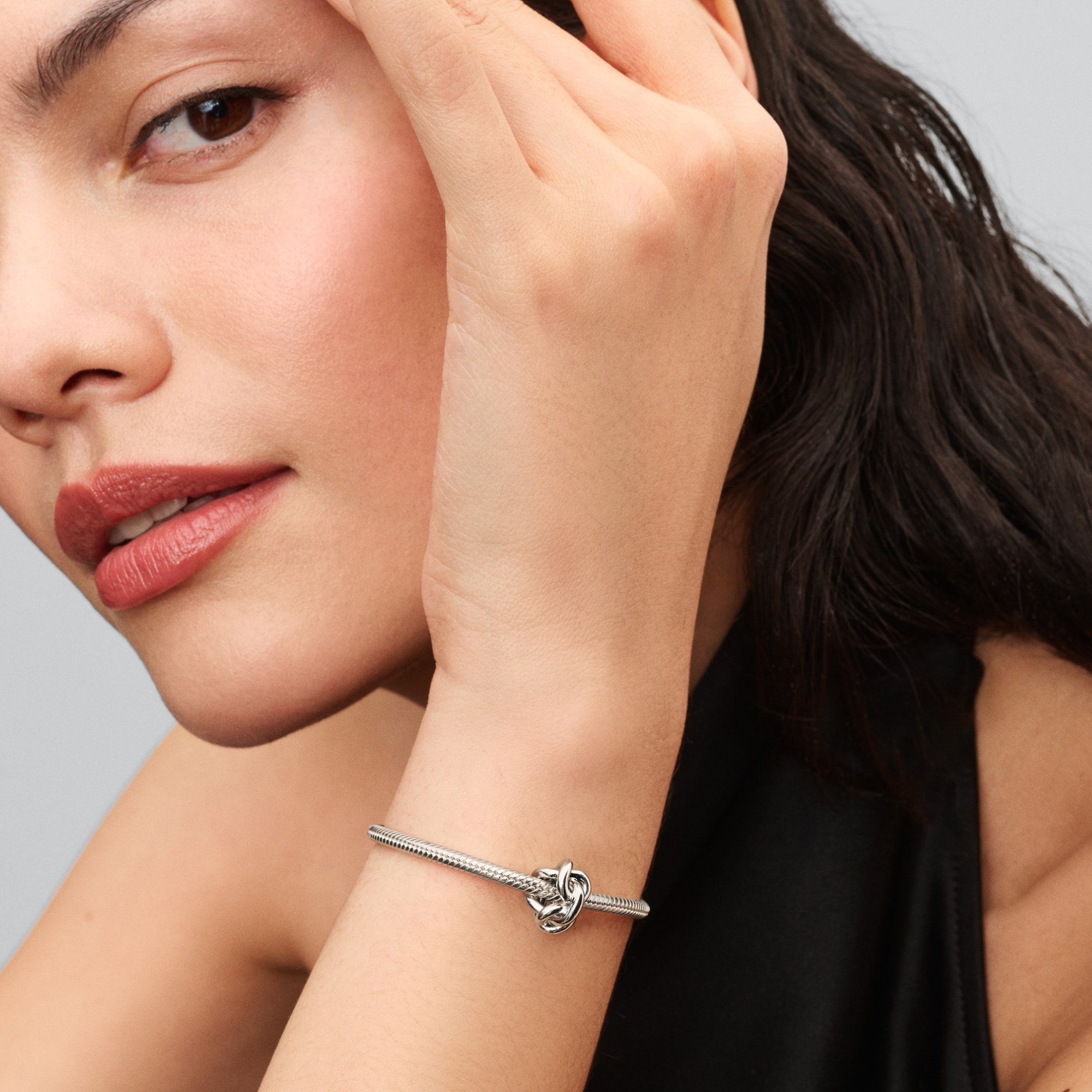 PANDORA Infinity Knot Charm Sterling Silver Charms Bracelet Charm Jewelry Gift