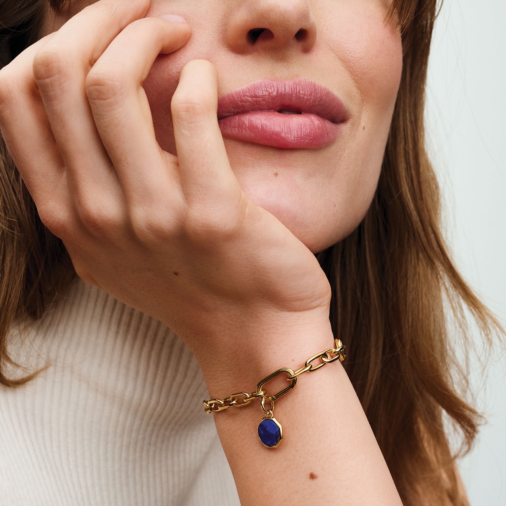 PANDORA Blue Engravable Mini Medallion Charm 14K Gold Plated Unique Metal Blend Colours Charms Bracelet Charm Jewelry Gift