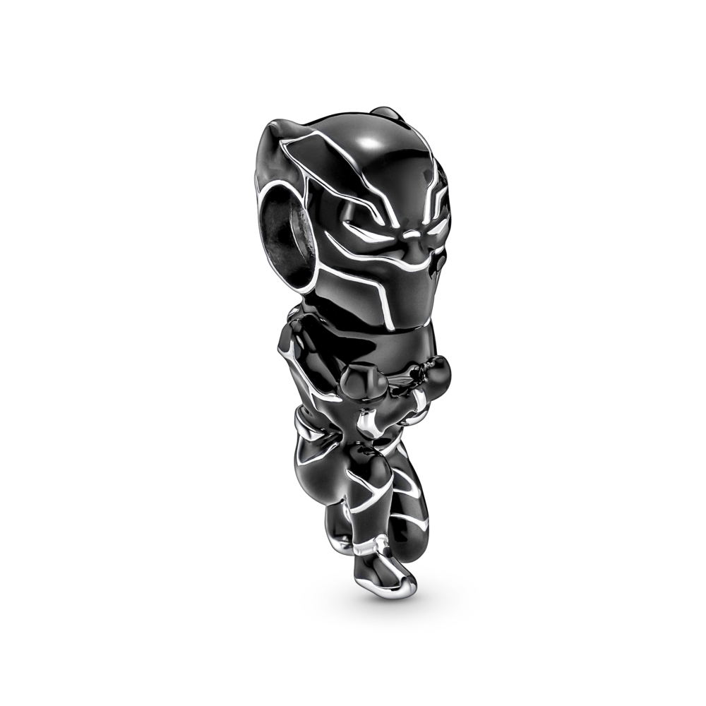 PANDORA Marvel The Avengers Black Panther Charm Enamel Charms Bracelet Charm Jewelry Gift