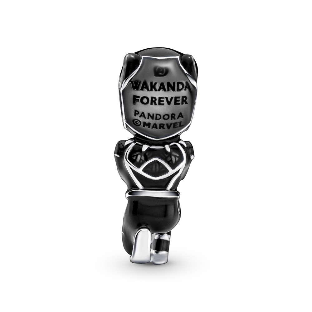 PANDORA Marvel The Avengers Black Panther Charm Enamel Charms Bracelet Charm Jewelry Gift