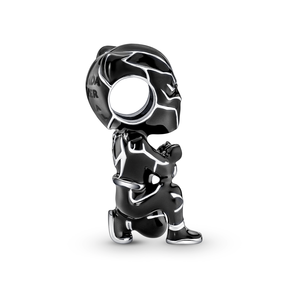 PANDORA Marvel The Avengers Black Panther Charm Enamel Charms Bracelet Charm Jewelry Gift