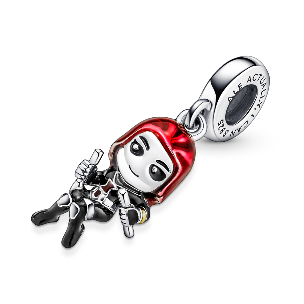 PANDORA Marvel The Avengers Black Widow Dangle Charm Enamel Charms Bracelet Charm Jewelry Gift