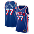 Philadelphia 76ers NBA Nike Icon Edition Swingman Jersey - Royal - VJ Edgecombe - Youth