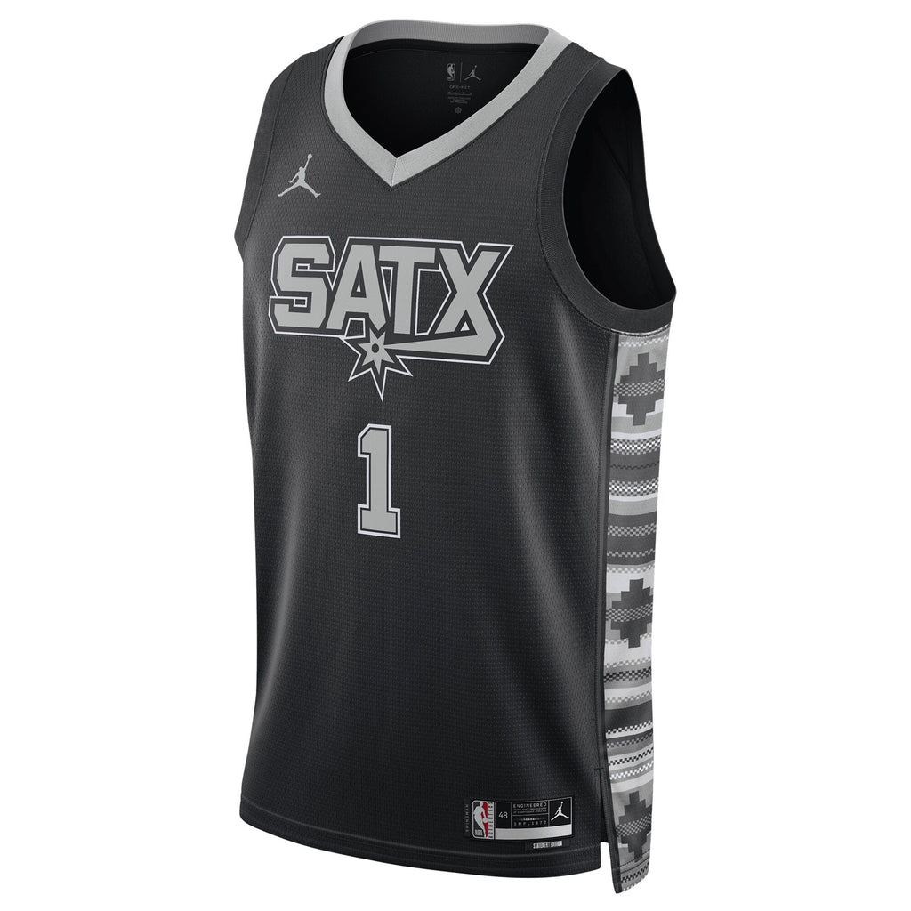 San Antonio Spurs NBA Jordan Brand Statement Edition Swingman Jersey - Victor Wembanyama - Unisex