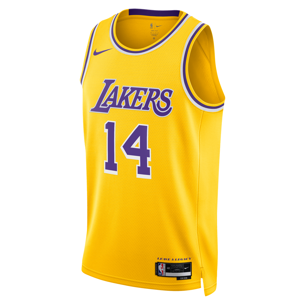 Los Angeles Lakers NBA Nike Icon Edition Swingman Jersey - Gold - Walker Kessler - Unisex