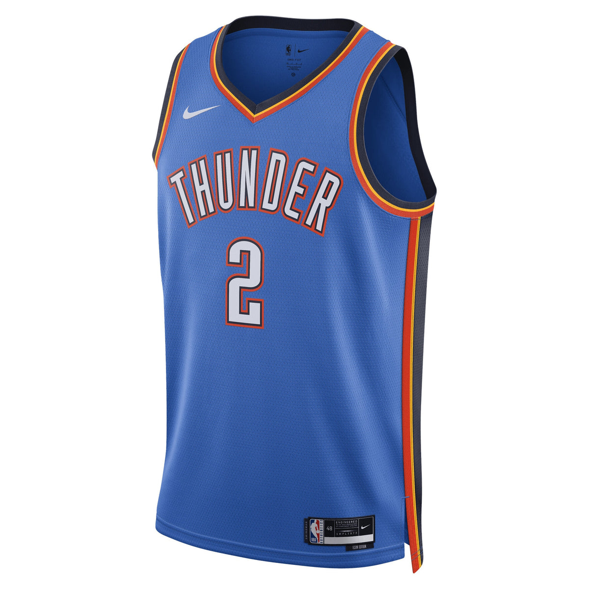 Oklahoma City Thunder NBA Nike Replica Icon Swingman Jersey - Gilgeous-Alexander - Unisex