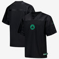Boston Celtics NBA Nike Courtside Football Jersey - Black - Men's