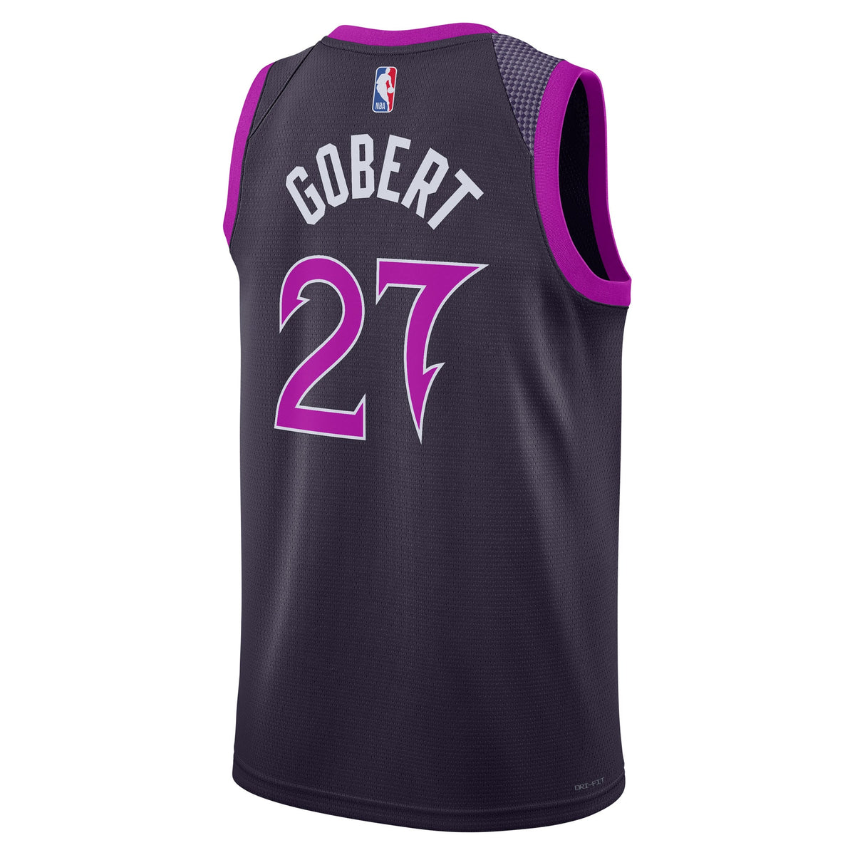 Minnesota Timberwolves NBA Nike 2025/26 City Edition Swingman Jersey - Black - Rudy Gobert - Unisex