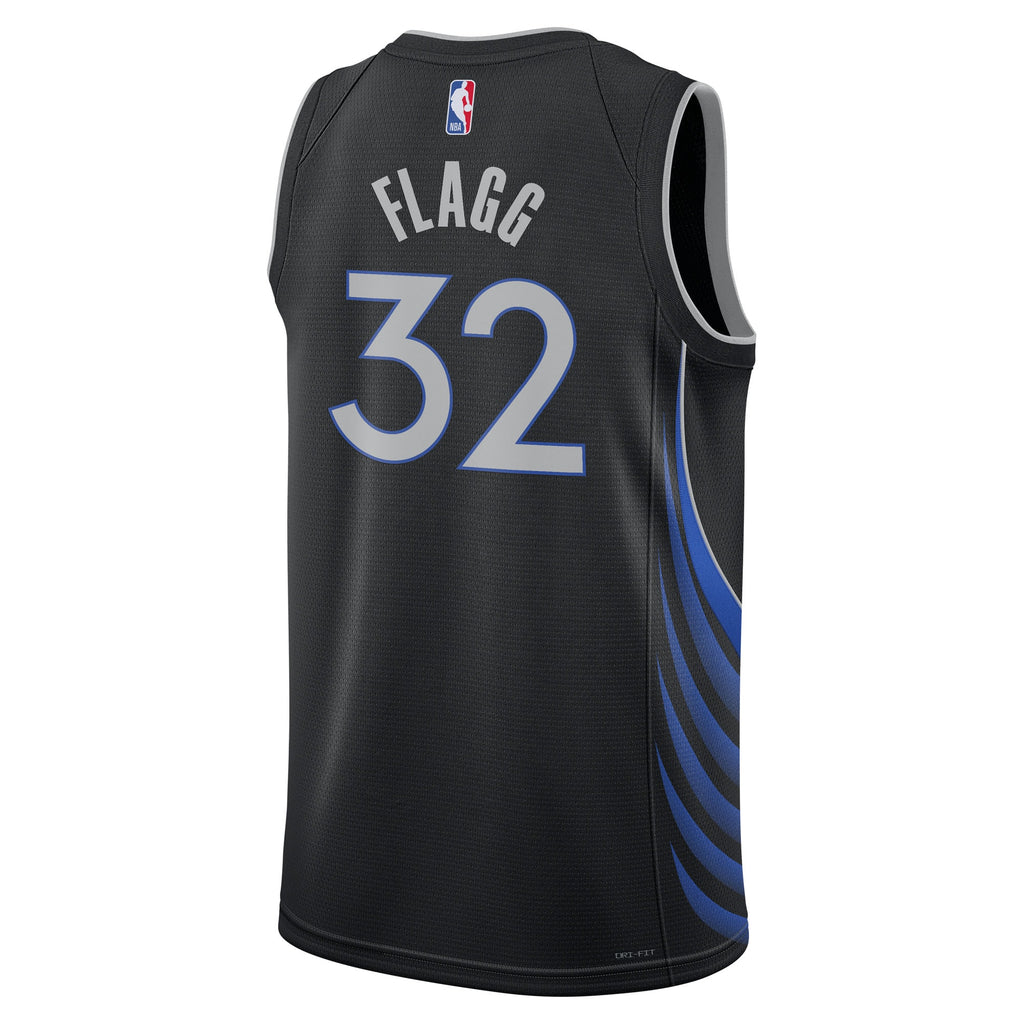 Dallas Mavericks NBA Nike 2025/26 City Edition Swingman Jersey - Black - Cooper Flagg - Unisex
