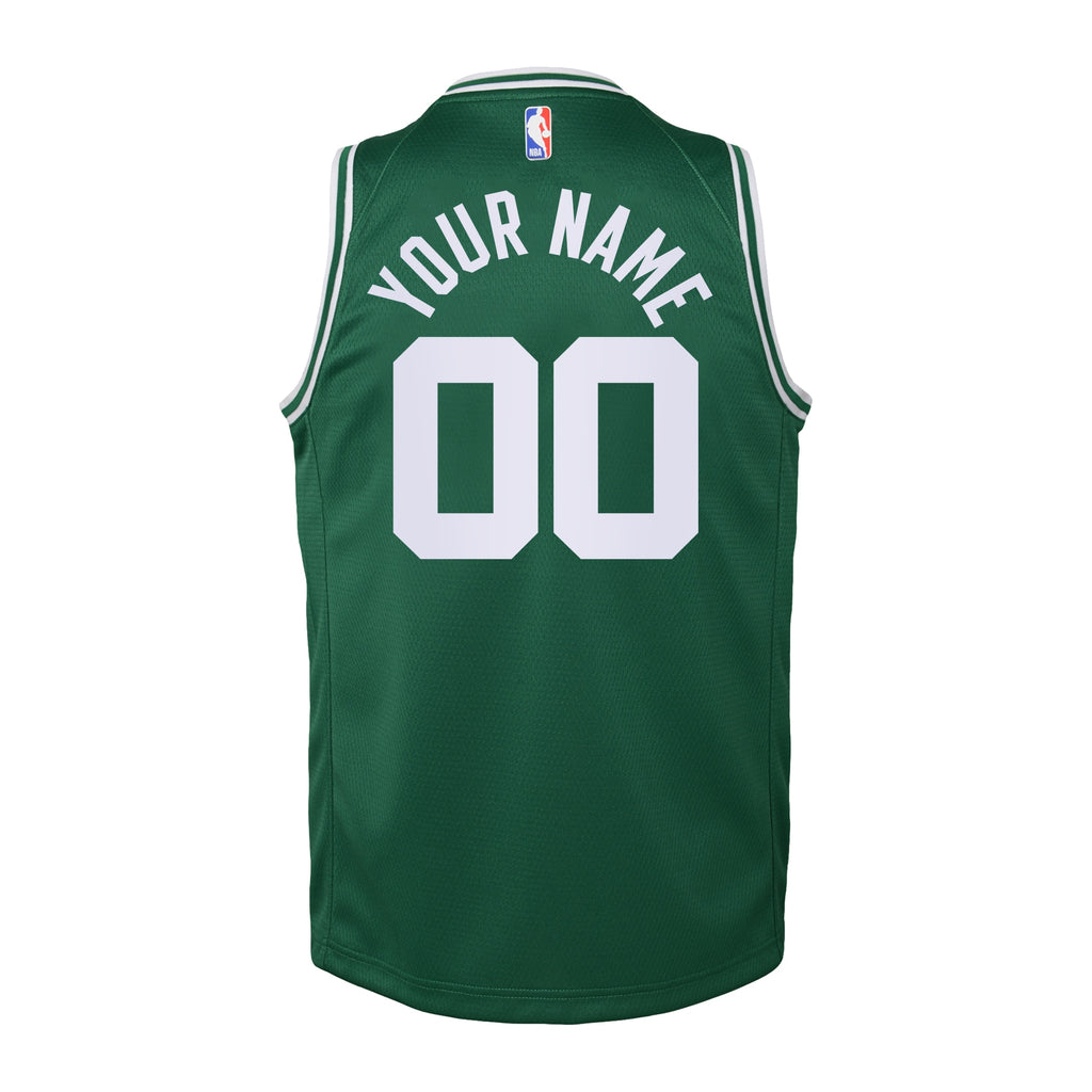 Boston Celtics NBA Nike Icon Swingman Jersey - Custom - Youth