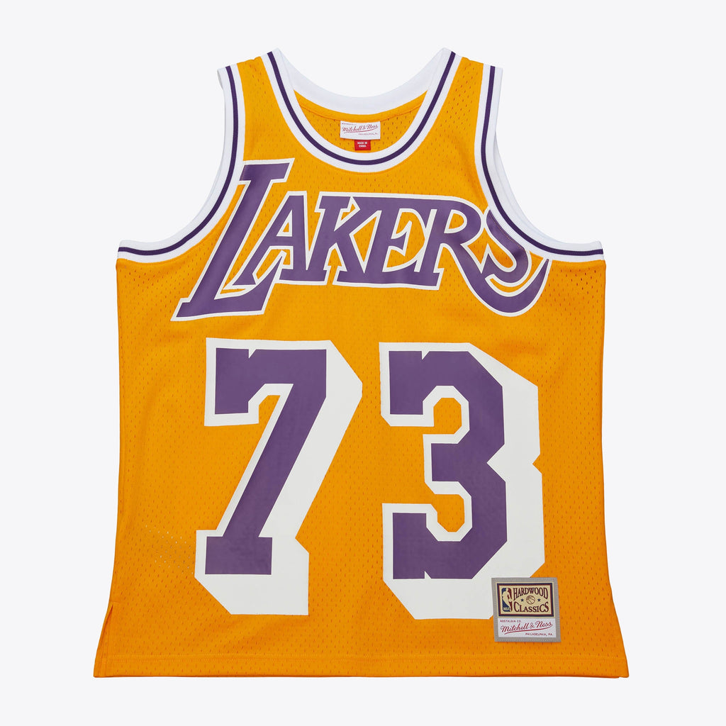 Los Angeles Lakers NBA Mitchell & Ness Maxxed Out Jersey 1998 Dennis Rodman