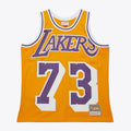 Los Angeles Lakers NBA Mitchell & Ness Maxxed Out Jersey 1998 Dennis Rodman