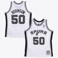 San Antonio Spurs NBA Mitchell & Ness David Robinson 1998 Swingman Authentic Jersey - White