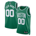 Boston Celtics NBA Nike Icon Edition Swingman Jersey - Kelly Green - Custom - Unisex