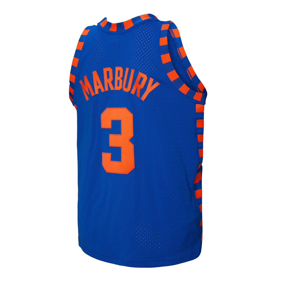 New York Knicks NBA Men's Mitchell & Ness Stephon Marbury Blue 2005/06 Hardwood Classics Swingman Jersey