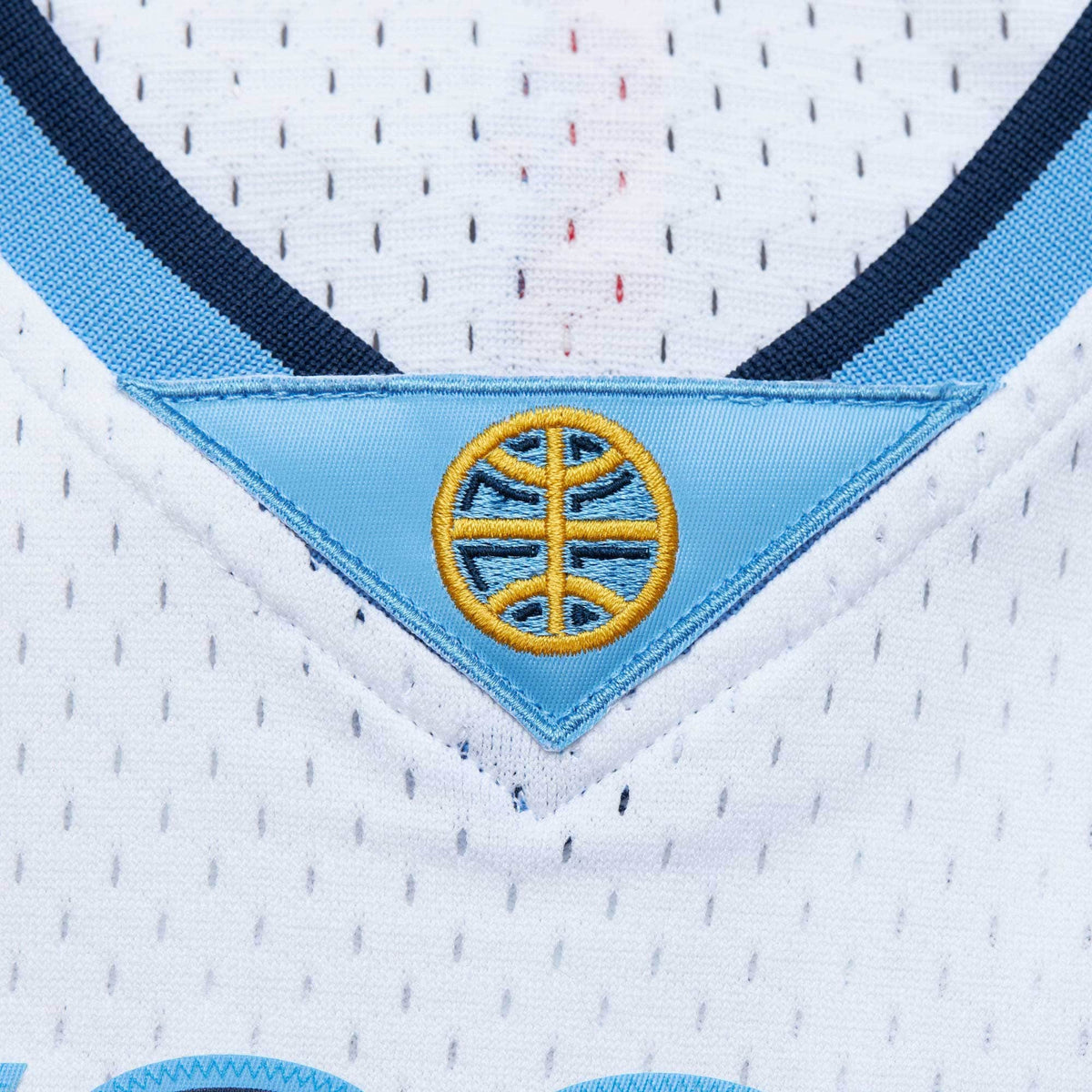 Denver Nuggets NBA Men's Mitchell & Ness Nikola Jokic White 2016/17 Throwback Swingman Jersey