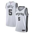 San Antonio Spurs NBA Nike Association Edition Swingman Jersey – White - Stephon Castle - Youth