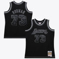 Los Angeles Lakers NBA Mitchell & Ness Dennis Rodman 1998 Contrast 2K Swingman Jersey - Black