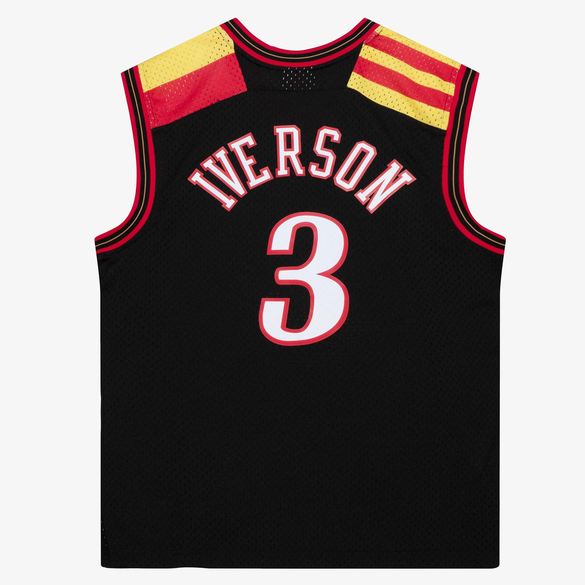 Philadelphia 76ers NBA Mitchell & Ness Allen Iverson 2006 Alternate Spain Authentic Jersey - Black