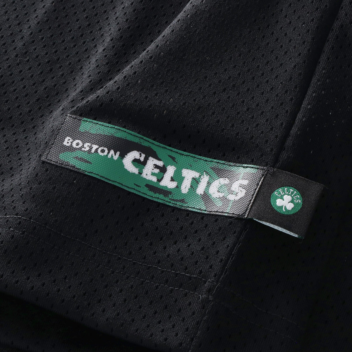 Boston Celtics NBA Nike Courtside Football Jersey - Black - Men's