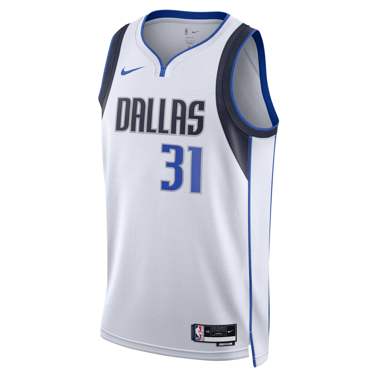 Dallas Mavericks NBA Nike Association Edition Swingman Jersey - White - Klay Thompson - Unisex