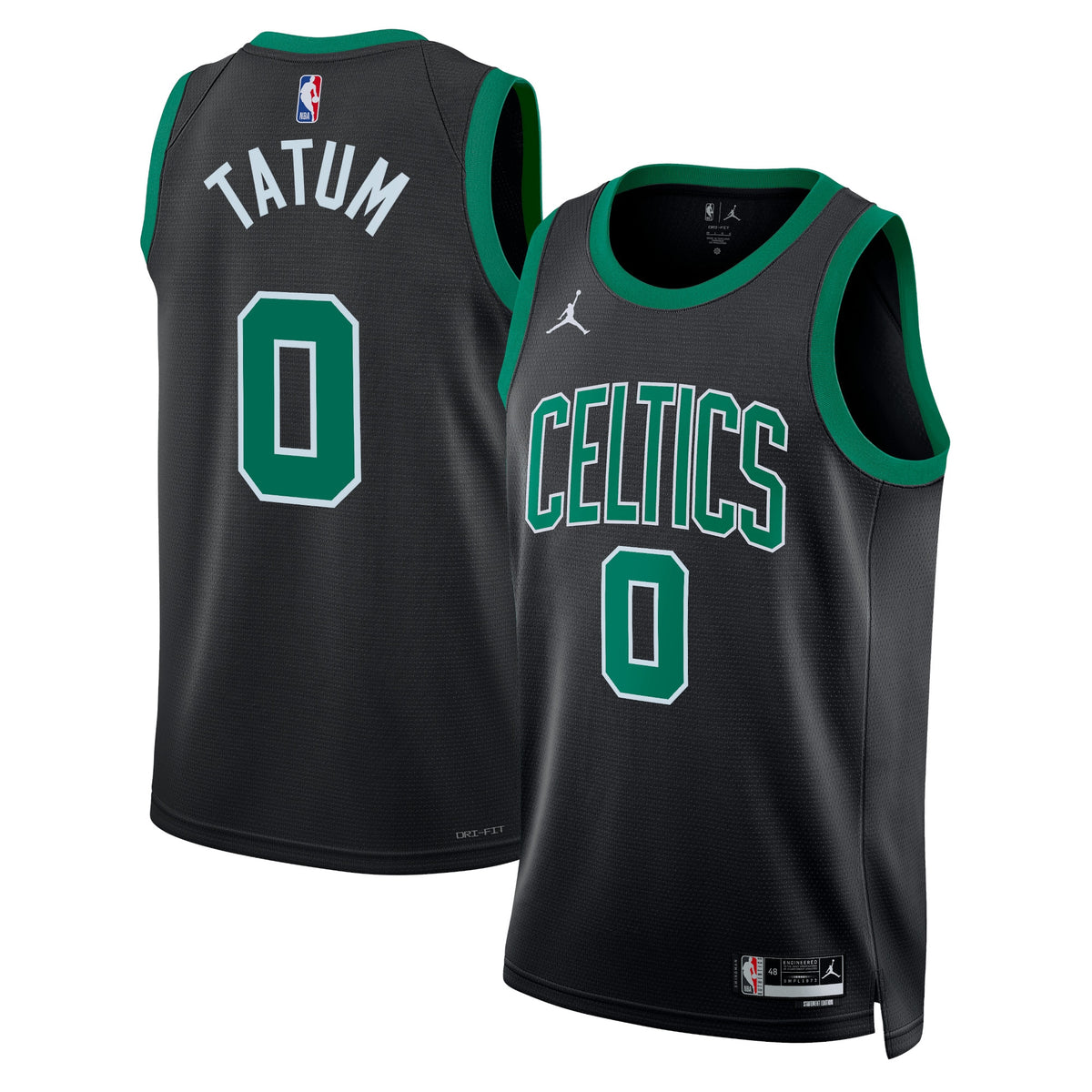 Boston Celtics NBA Jordan Brand Statement Edition Swingman Jersey - Black - Jayson Tatum - Unisex