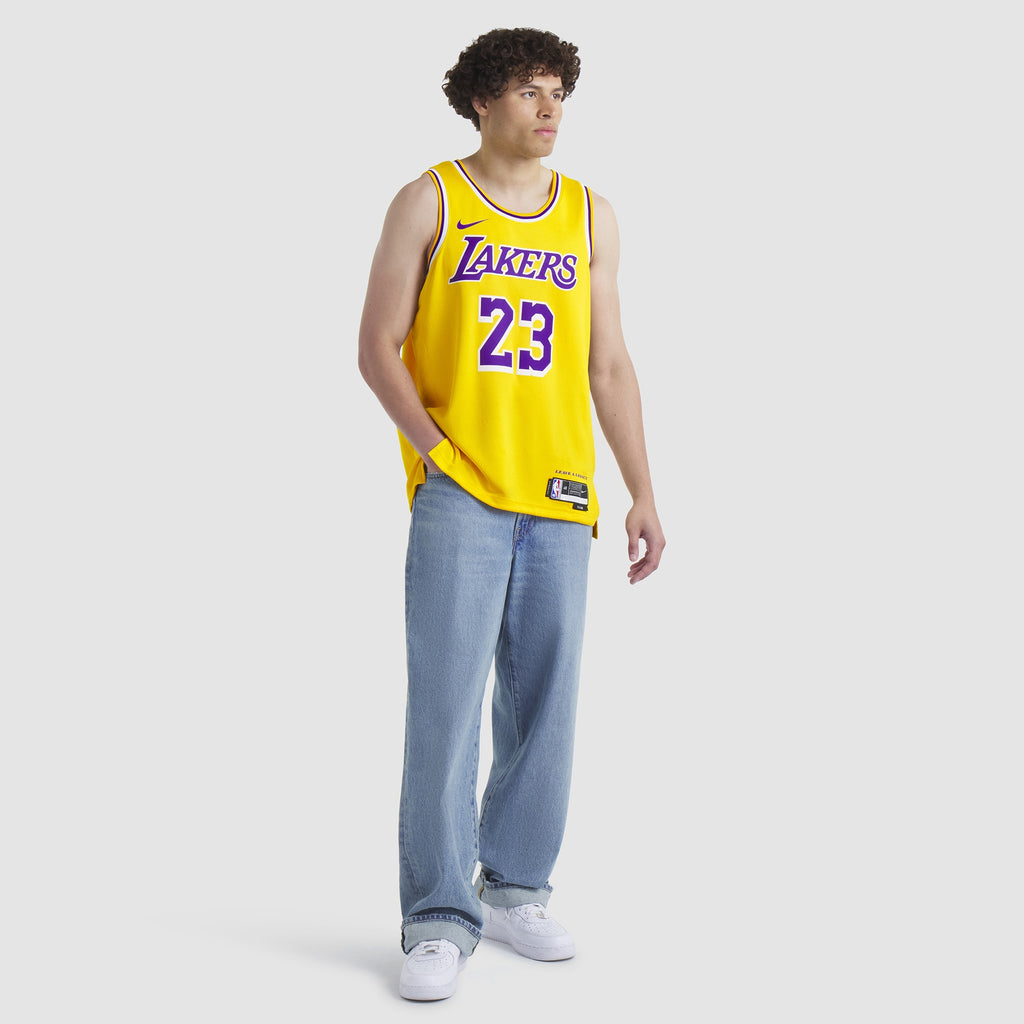 Los Angeles Lakers NBA Nike Icon Swingman Jersey - LeBron James - Unisex