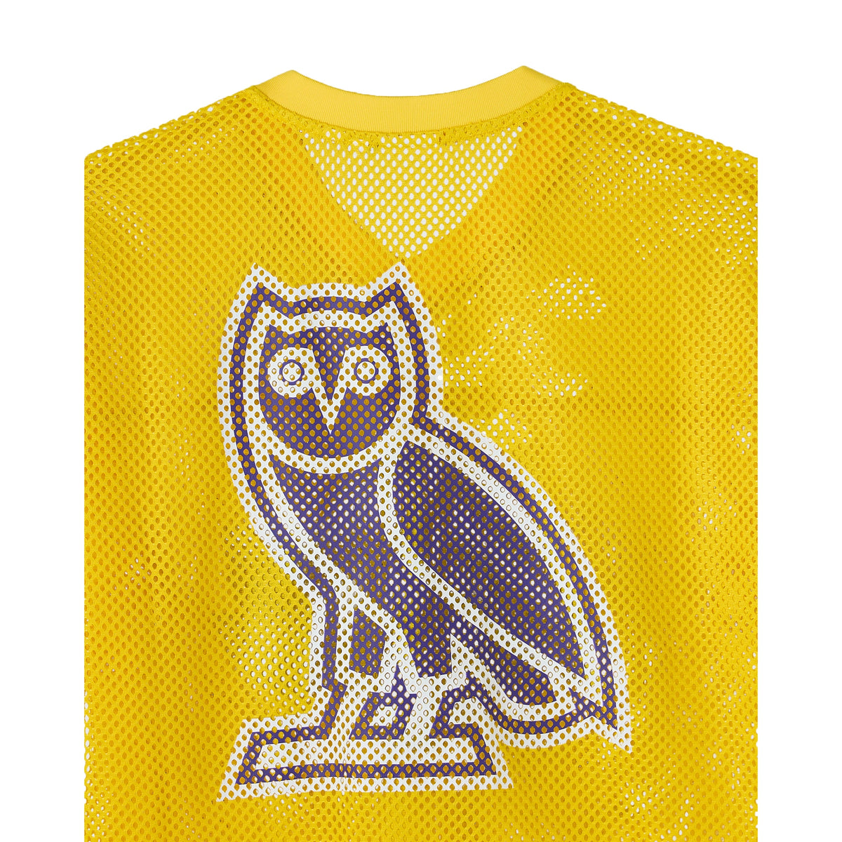 Los Angeles Lakers NBA X OVO Mesh Football Jersey - Men's