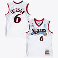 Philadelphia 76ers NBA Mitchell & Ness Allen Iverson 2002 All-Star East Authentic Jersey - White
