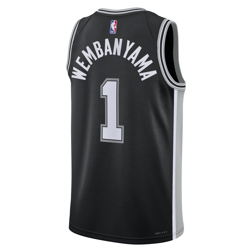 San Antonio Spurs NBA Nike Icon Swingman Jersey - Victor Wembanyama - Men's