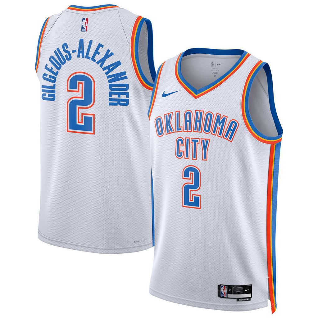 Oklahoma City Thunder NBA Nike Association Swingman Jersey - Gilgeous-Alexander - Unisex
