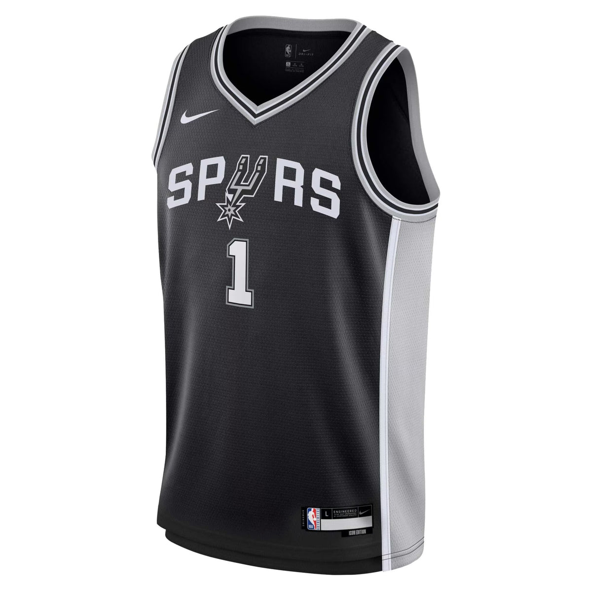 San Antonio Spurs NBA Nike Icon Swingman Jersey – Victor Wembanyama – Youth