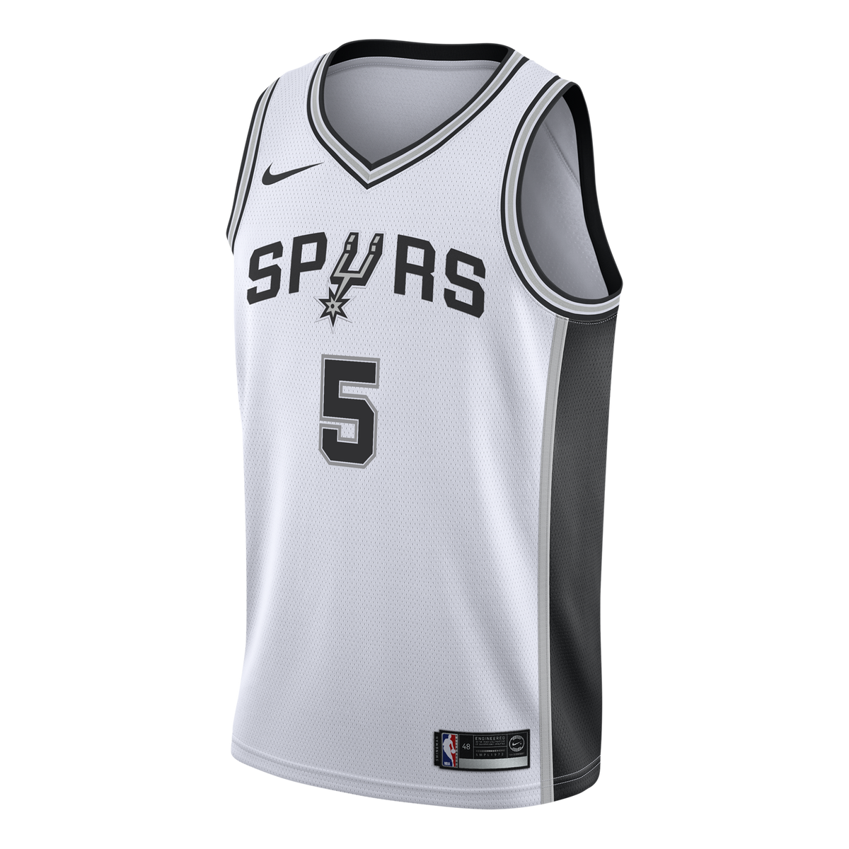 San Antonio Spurs NBA Nike Association Edition Swingman Jersey – White - Stephon Castle - Youth