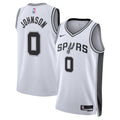San Antonio Spurs NBA Nike Association Edition Swingman Jersey - White - Keldon Johnson - Unisex