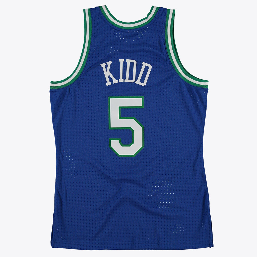 Dallas Mavericks NBA Jason Kidd 1997 Hardwood Classics Road Swingman Jersey By Mitchell & Ness - Royal - Men's
