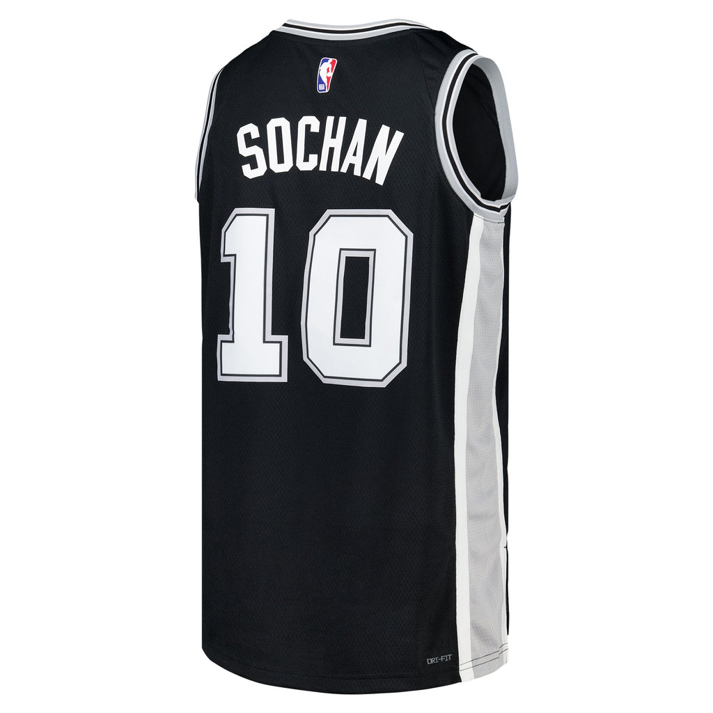 San Antonio Spurs NBA Nike Icon Jersey - Jeremy Sochan - Unisex