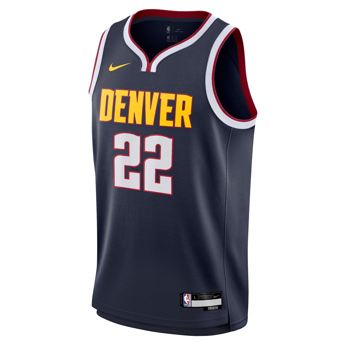 Denver Nuggets NBA Nike Icon Swingman Jersey - Navy - Zeke Nnaji - Youth