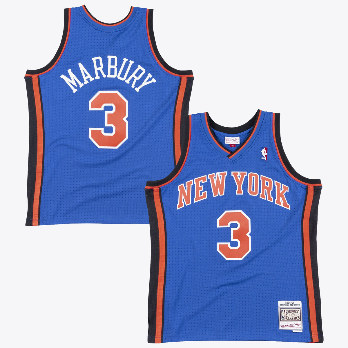 New York Knicks NBA Mitchell & Ness Stephon Marbury 2006 Swingman Authentic Jersey - Royal Blue