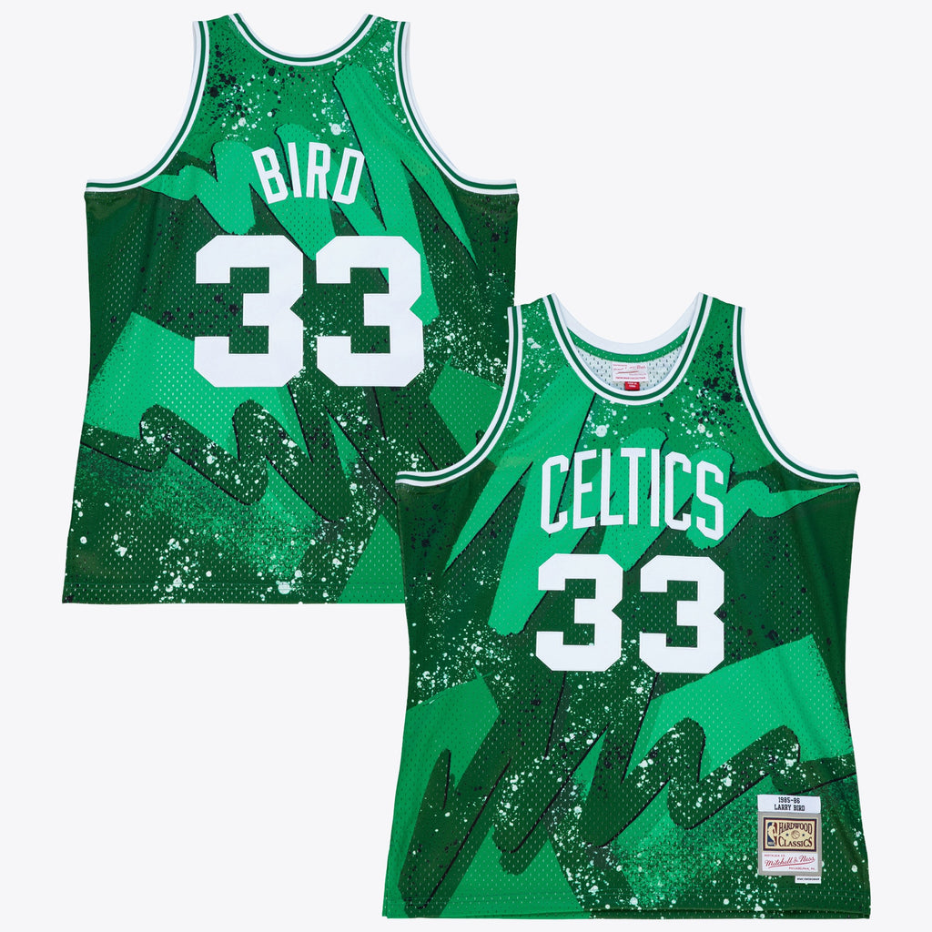 Boston Celtics NBA Mitchell & Ness Larry Bird 1985 Hyper Hoops Swingman Jersey - Green