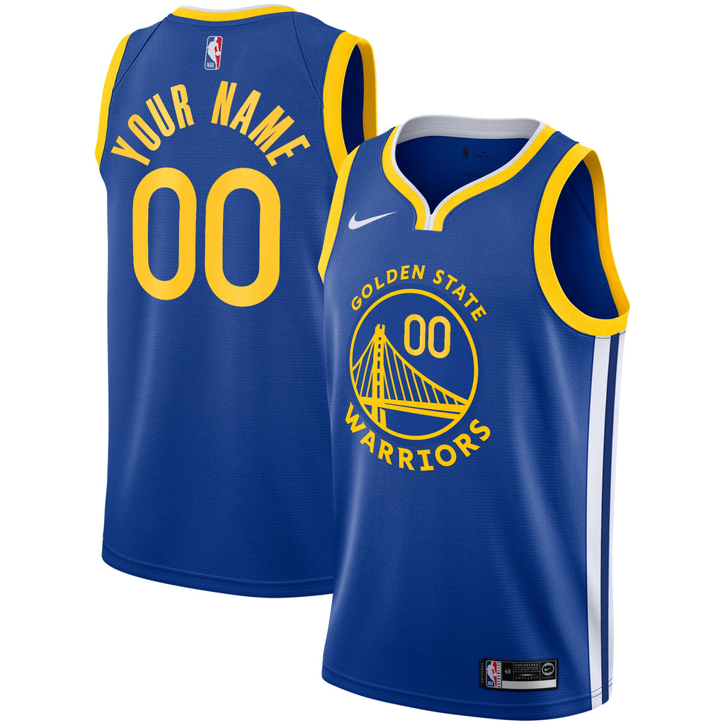 Golden State Warriors NBA Nike Icon Swingman Jersey - Custom - Youth