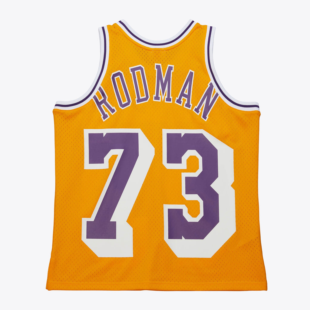 Los Angeles Lakers NBA Mitchell & Ness Maxxed Out Jersey 1998 Dennis Rodman
