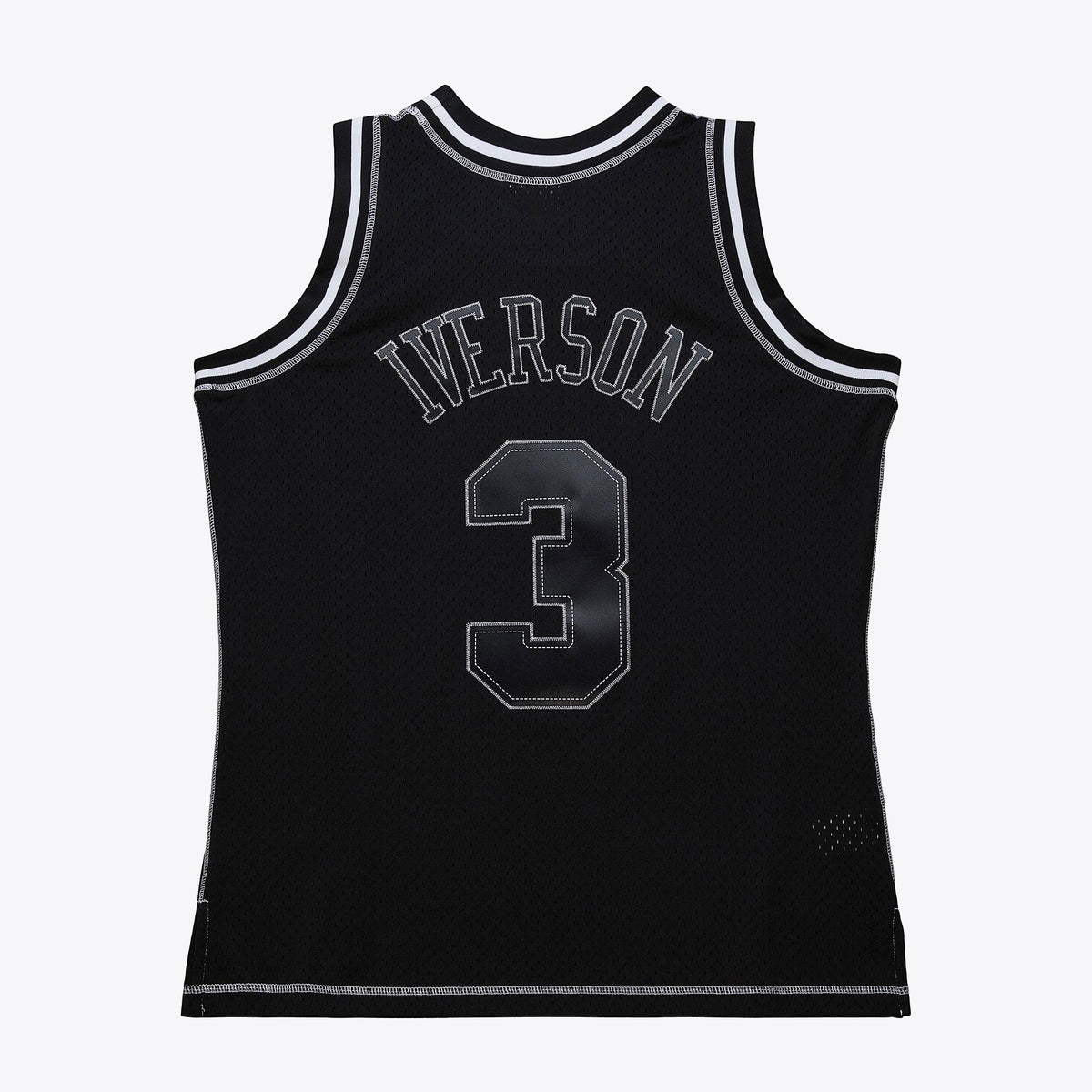 Philadelphia 76ers NBA Mitchell & Ness Allen Iverson 1996 Contrast 2K Swingman Jersey - Black