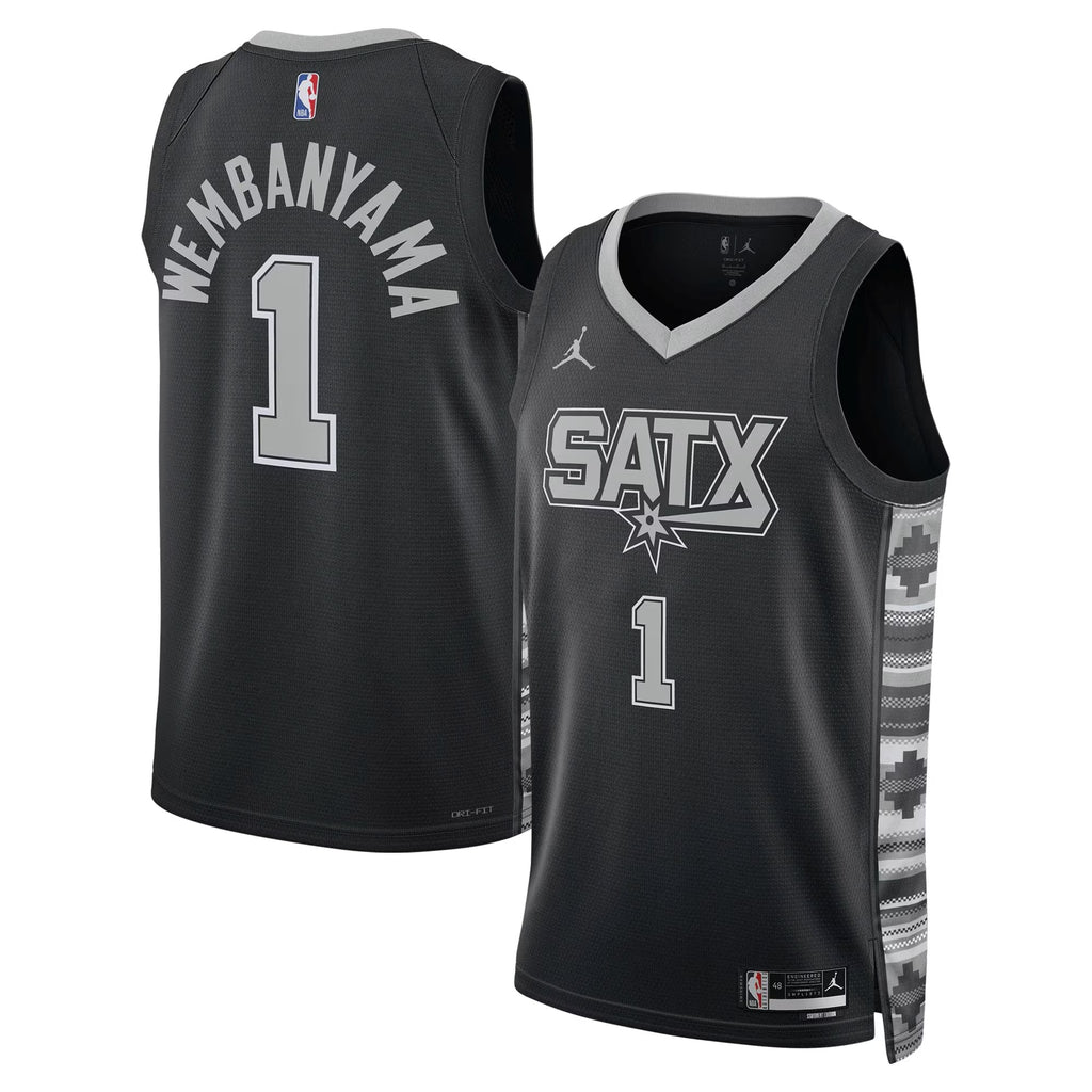 San Antonio Spurs NBA Jordan Brand Statement Edition Swingman Jersey - Victor Wembanyama - Unisex