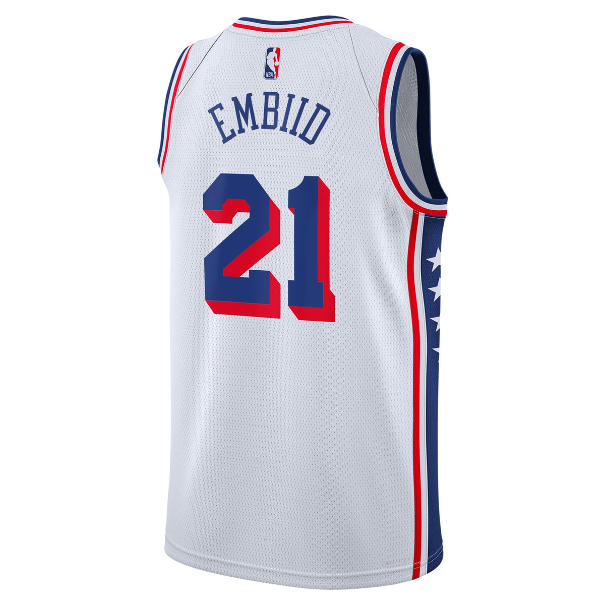 Philadelphia 76ers NBA Nike Association Edition Swingman Jersey - White - Joel Embiid - Youth